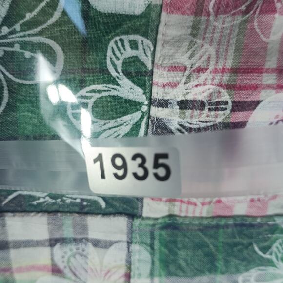 Patchwork Madras Plaid Shorts Sz 34 Men Charleston Threads. - Picture 8 of 8